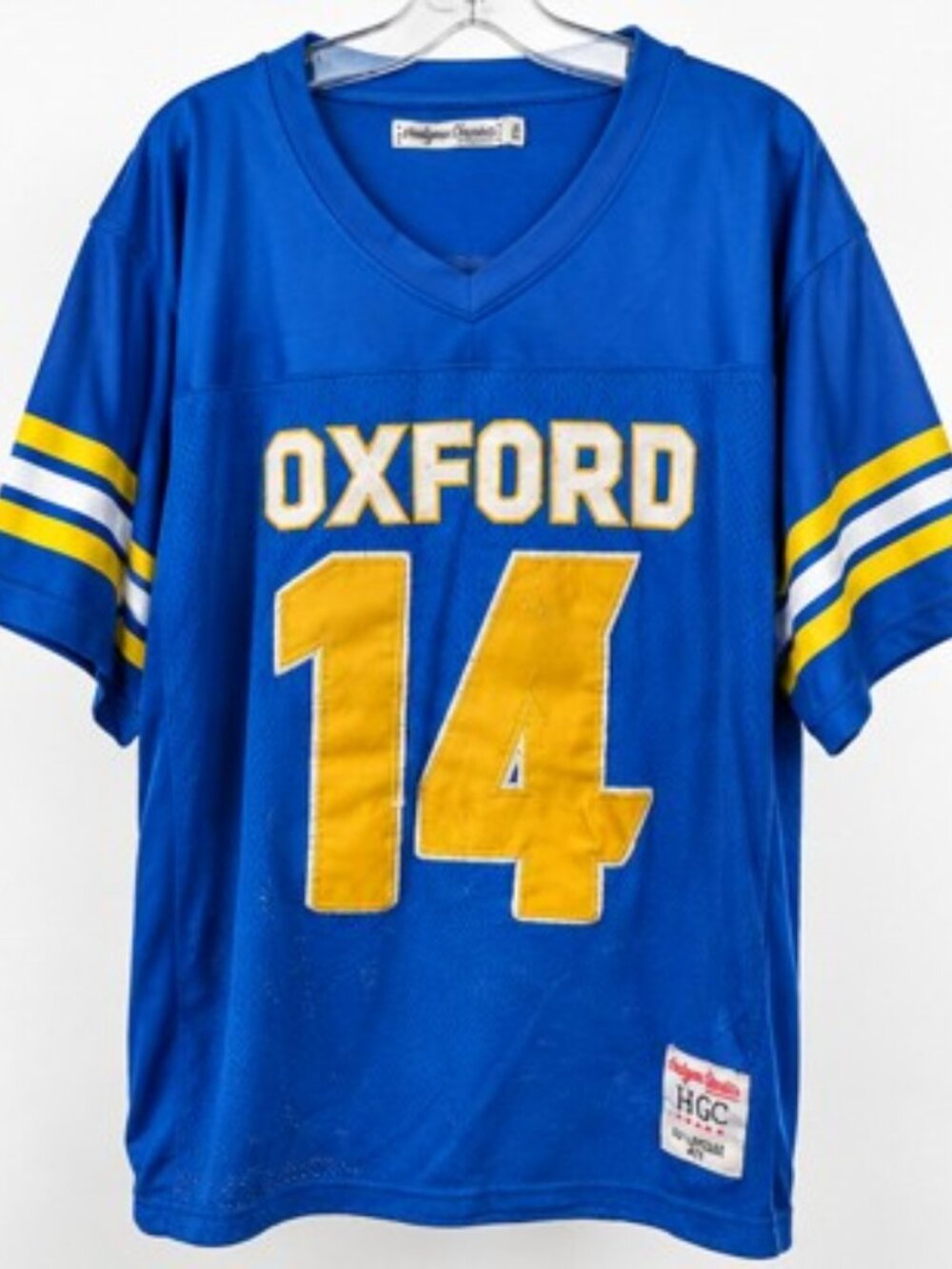 DK Metcalf Oxford High School #14 Jersey Headgear Classics 2XL Blue Football